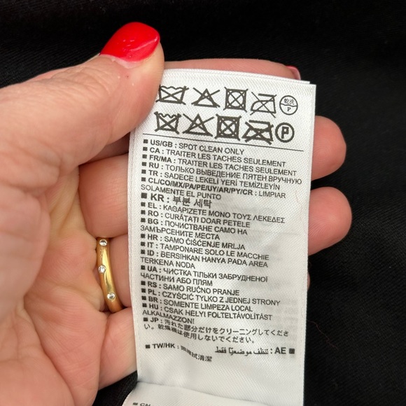 Draper James navy blue midi dress with gold button details.  Size Medium - Picture 9 of 10